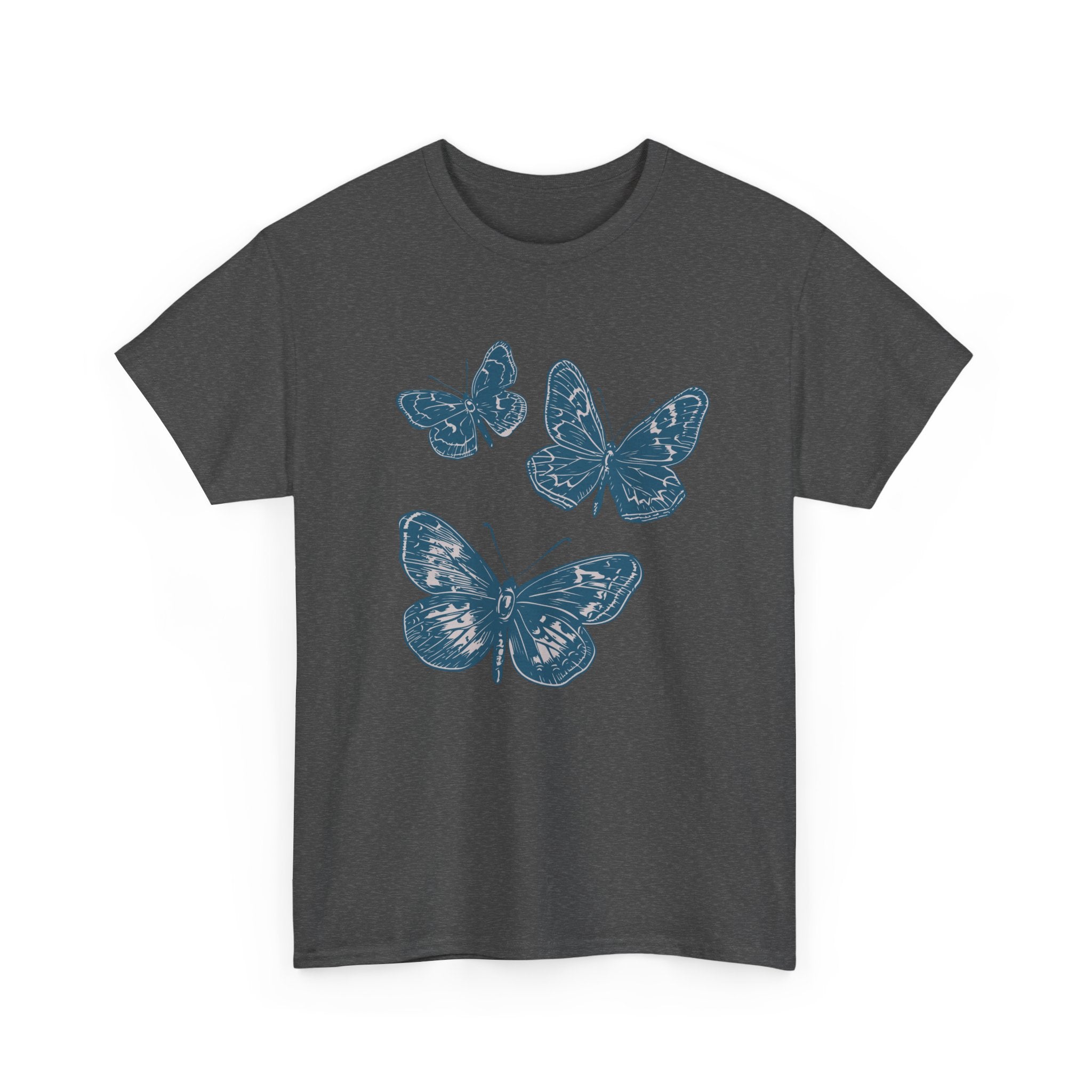 Freedom Blue Butterflies T-Shirt