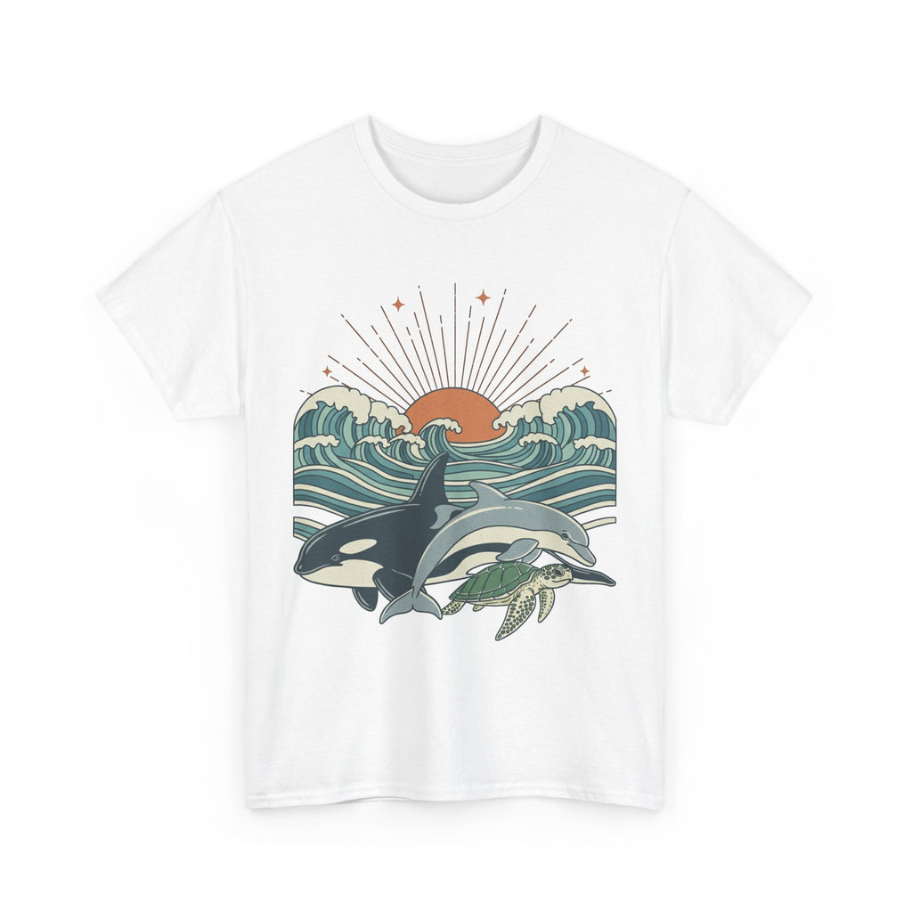 Vintage Ocean Sunset T-Shirt