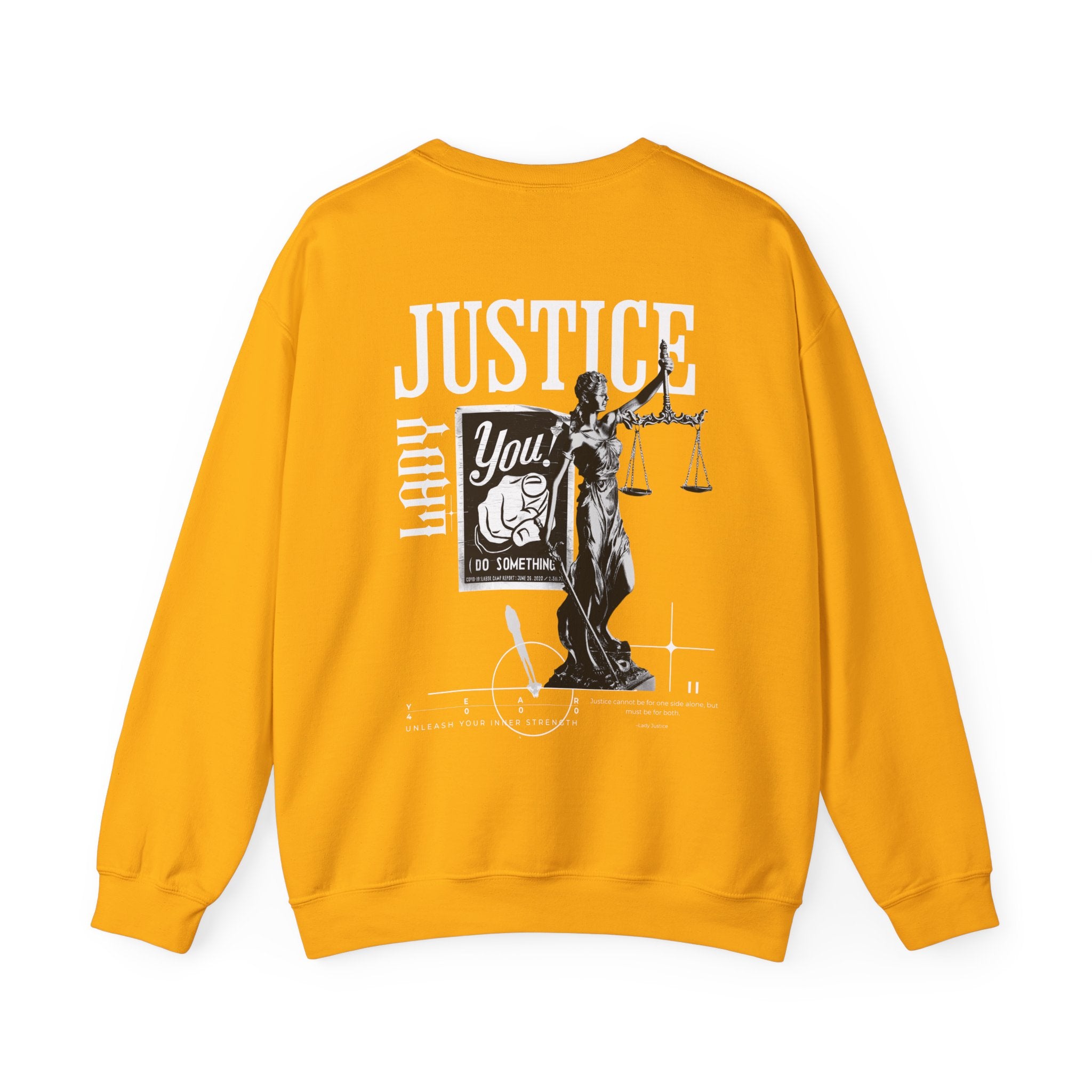Lady Justice Collage Sweatshirt