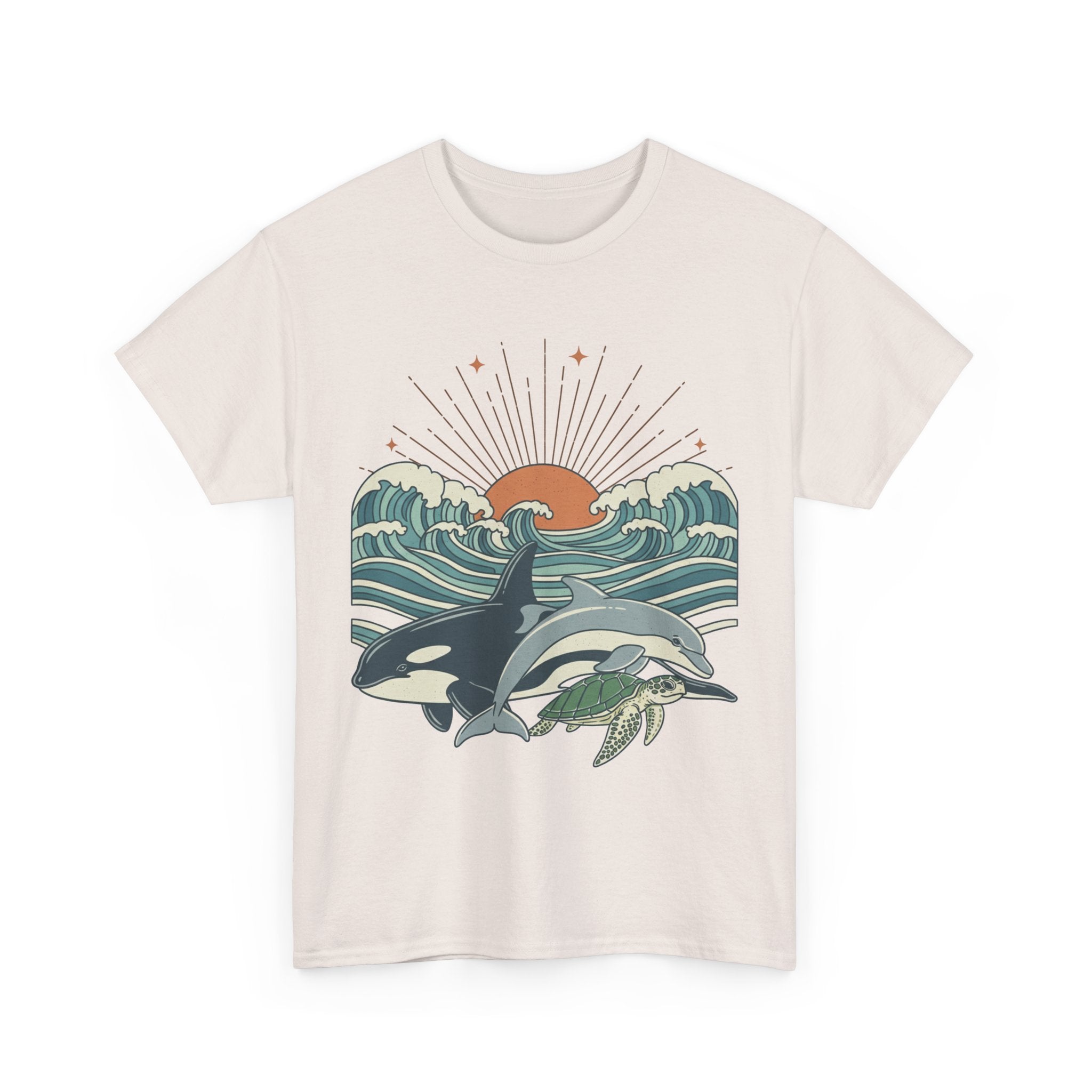 Vintage Ocean Sunset T-Shirt