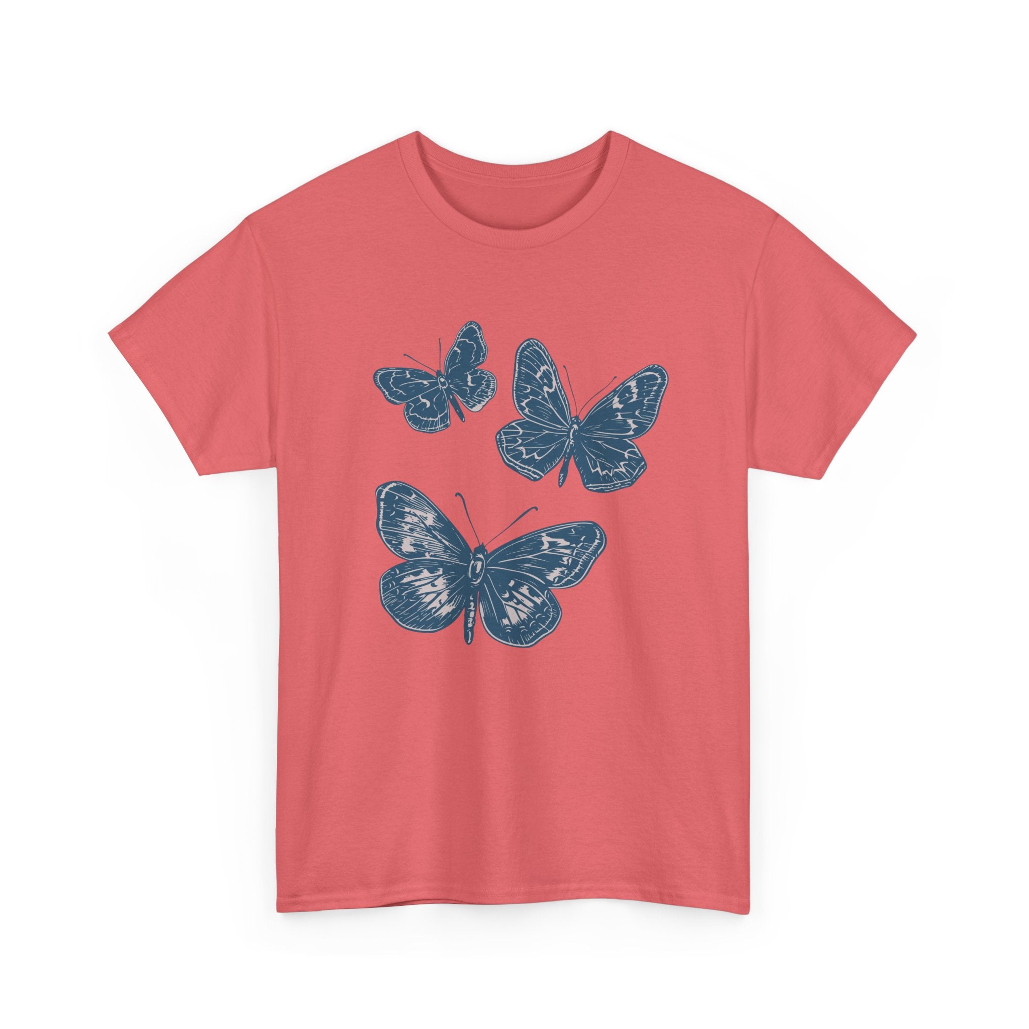 Freedom Blue Butterflies T-Shirt