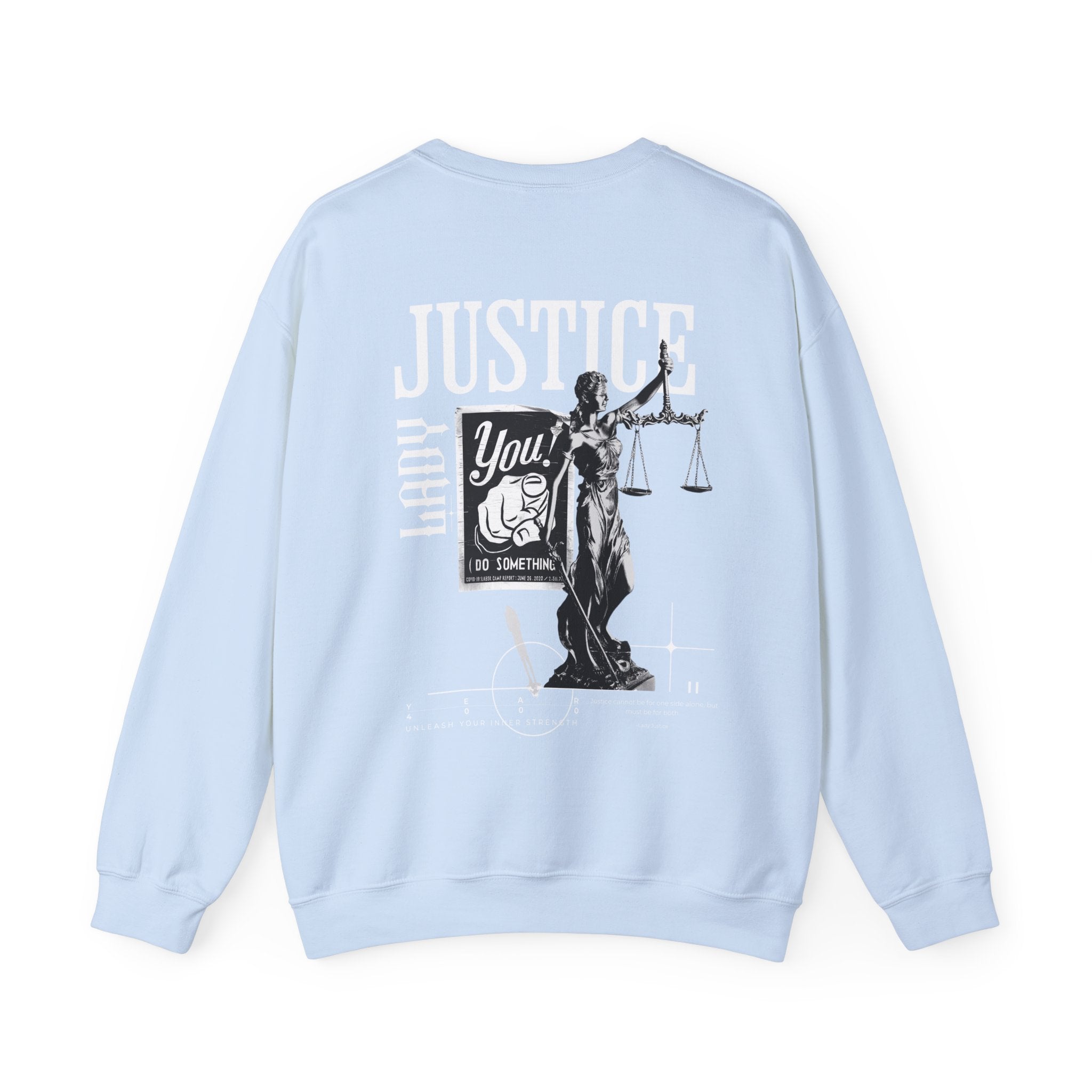 Lady Justice Collage Sweatshirt