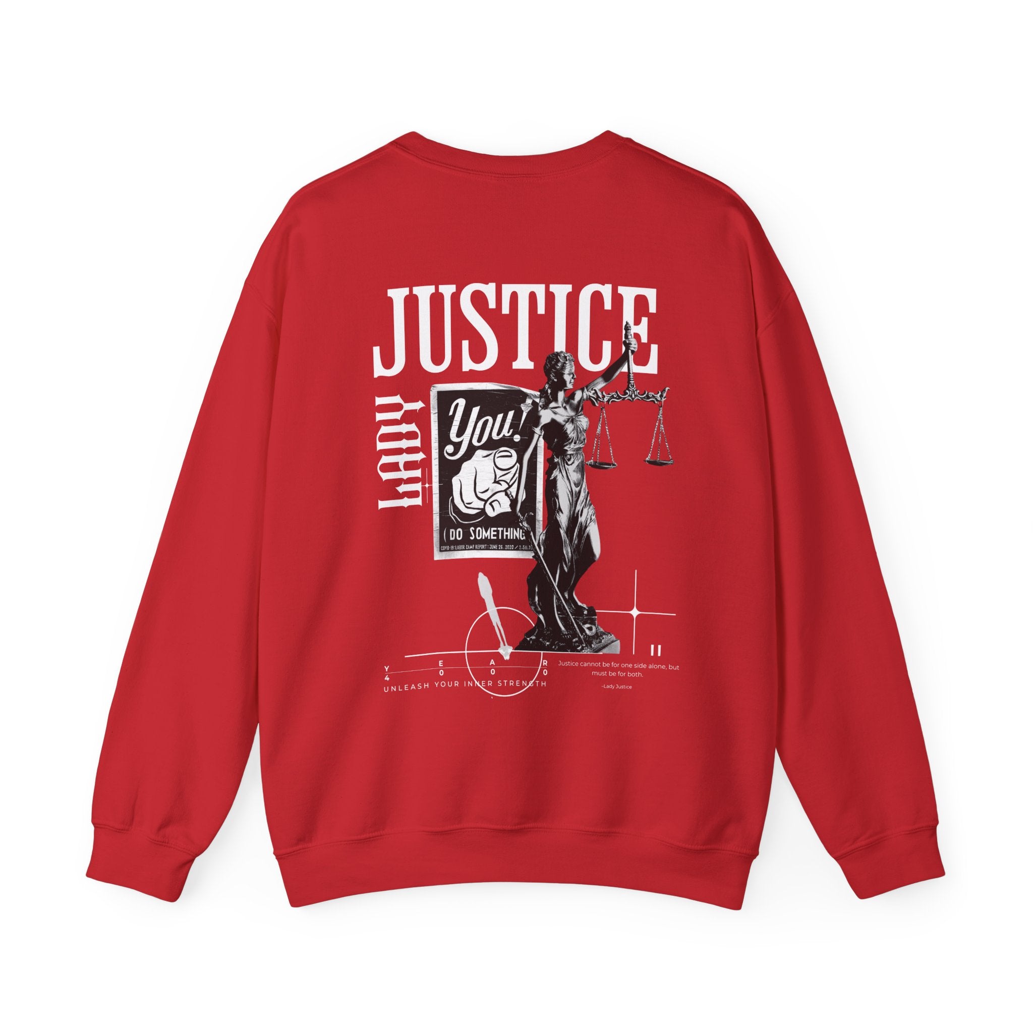 Lady Justice Collage Sweatshirt