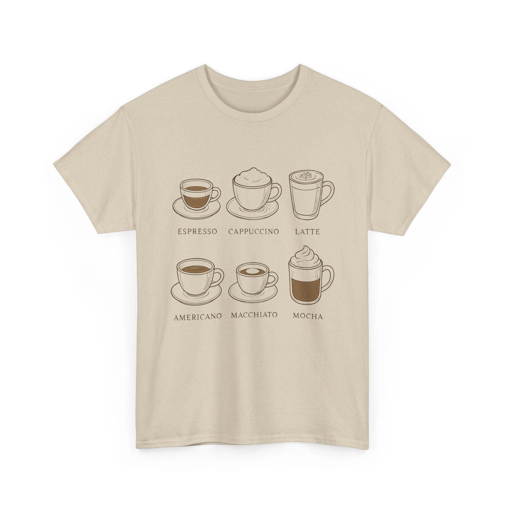 Coffee Types T-Shirt