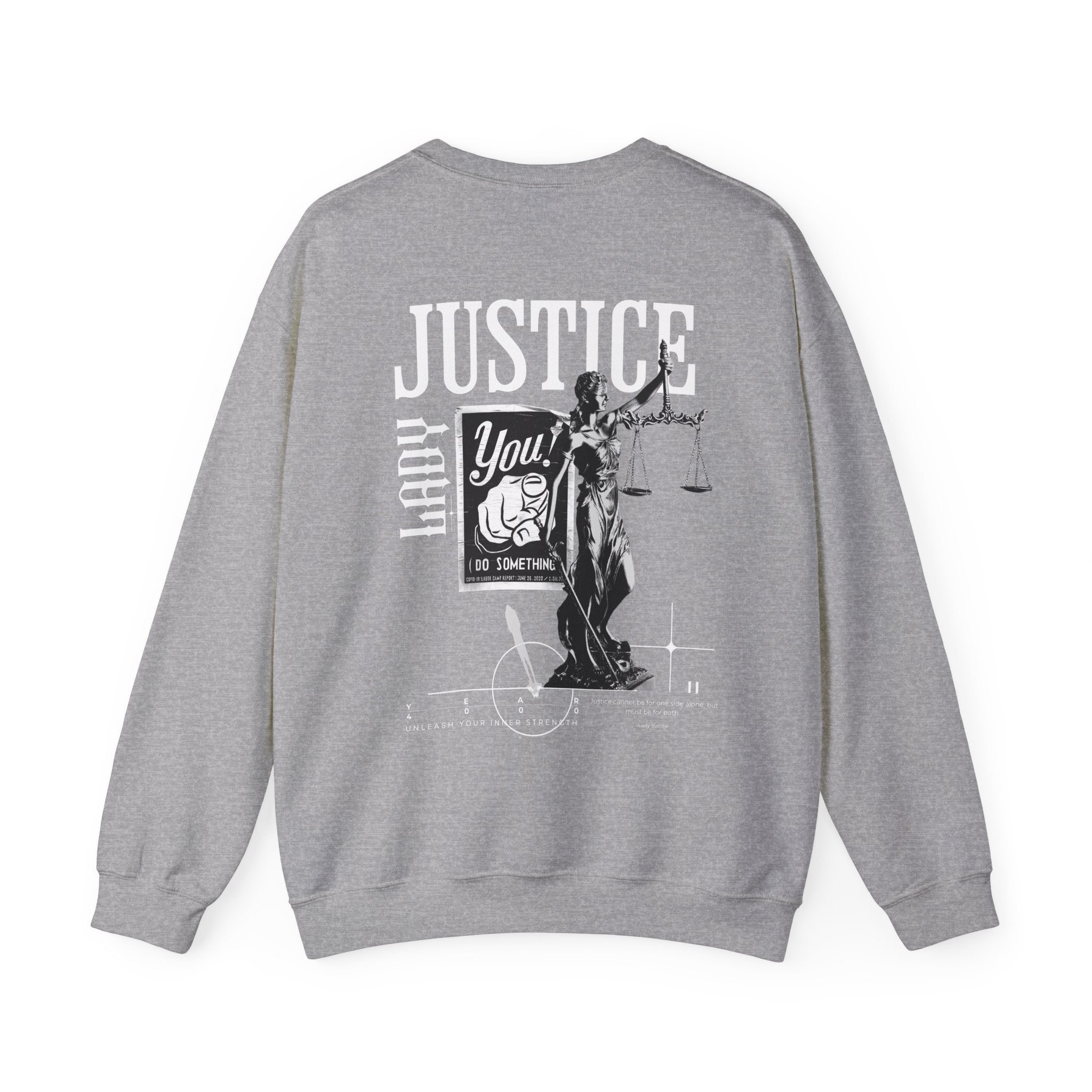 Lady Justice Collage Sweatshirt