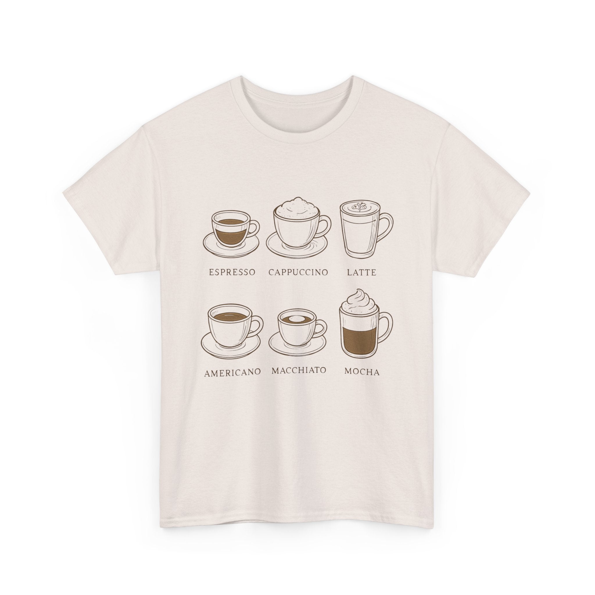 Coffee Types T-Shirt
