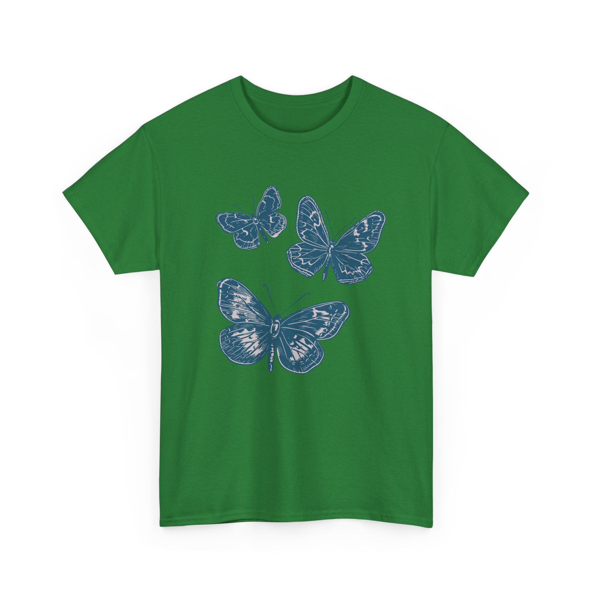 Freedom Blue Butterflies T-Shirt