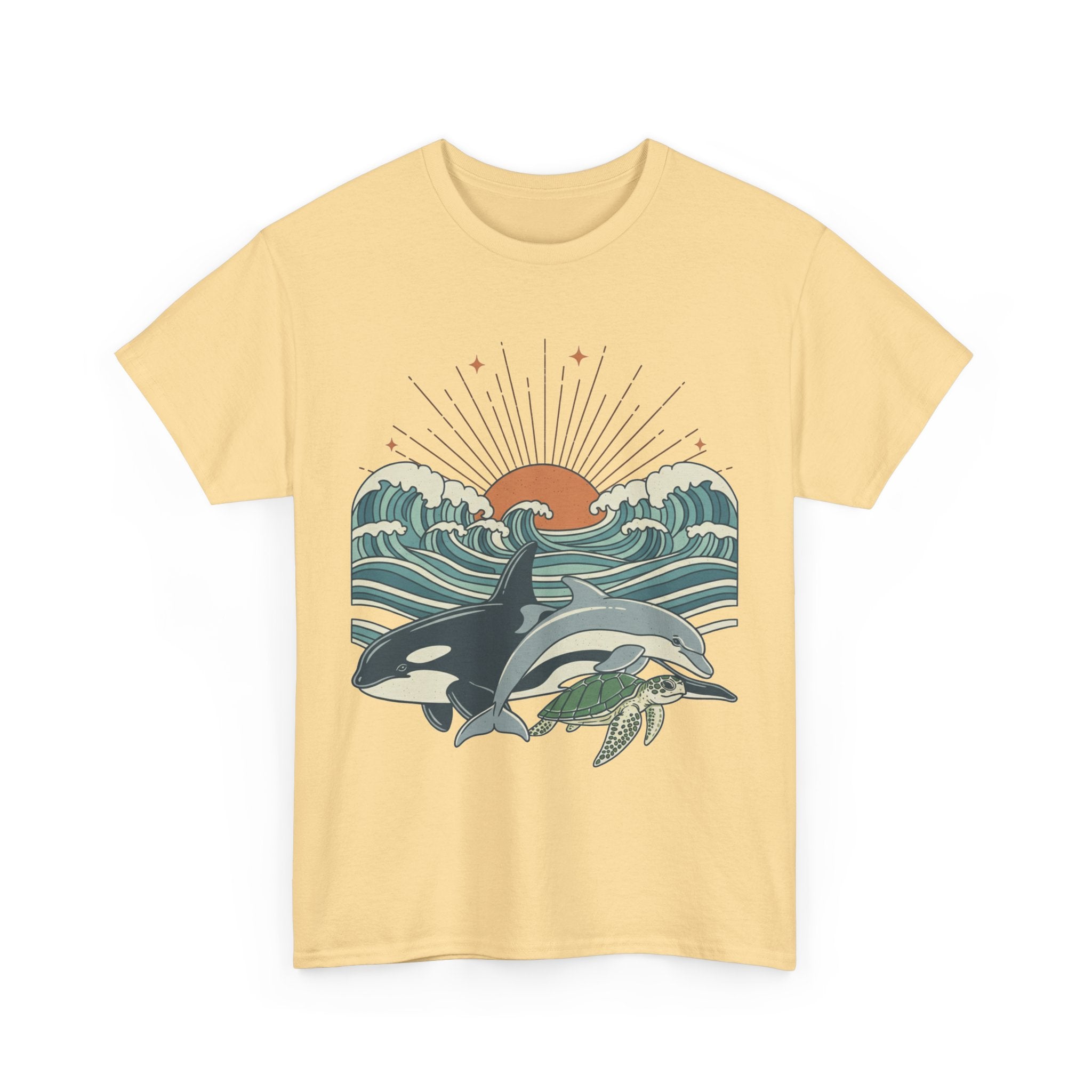 Vintage Ocean Sunset T-Shirt