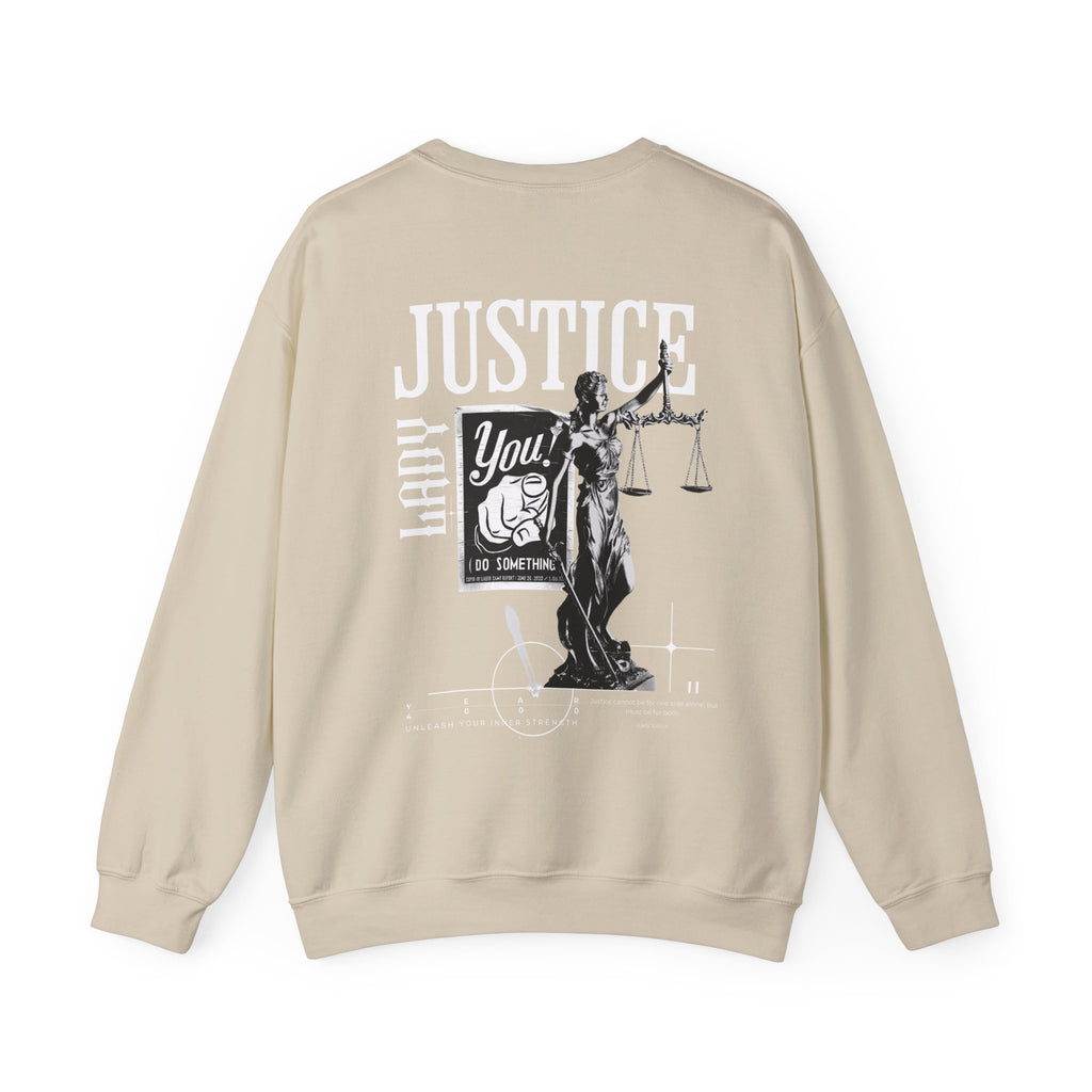 Lady Justice Collage Sweatshirt
