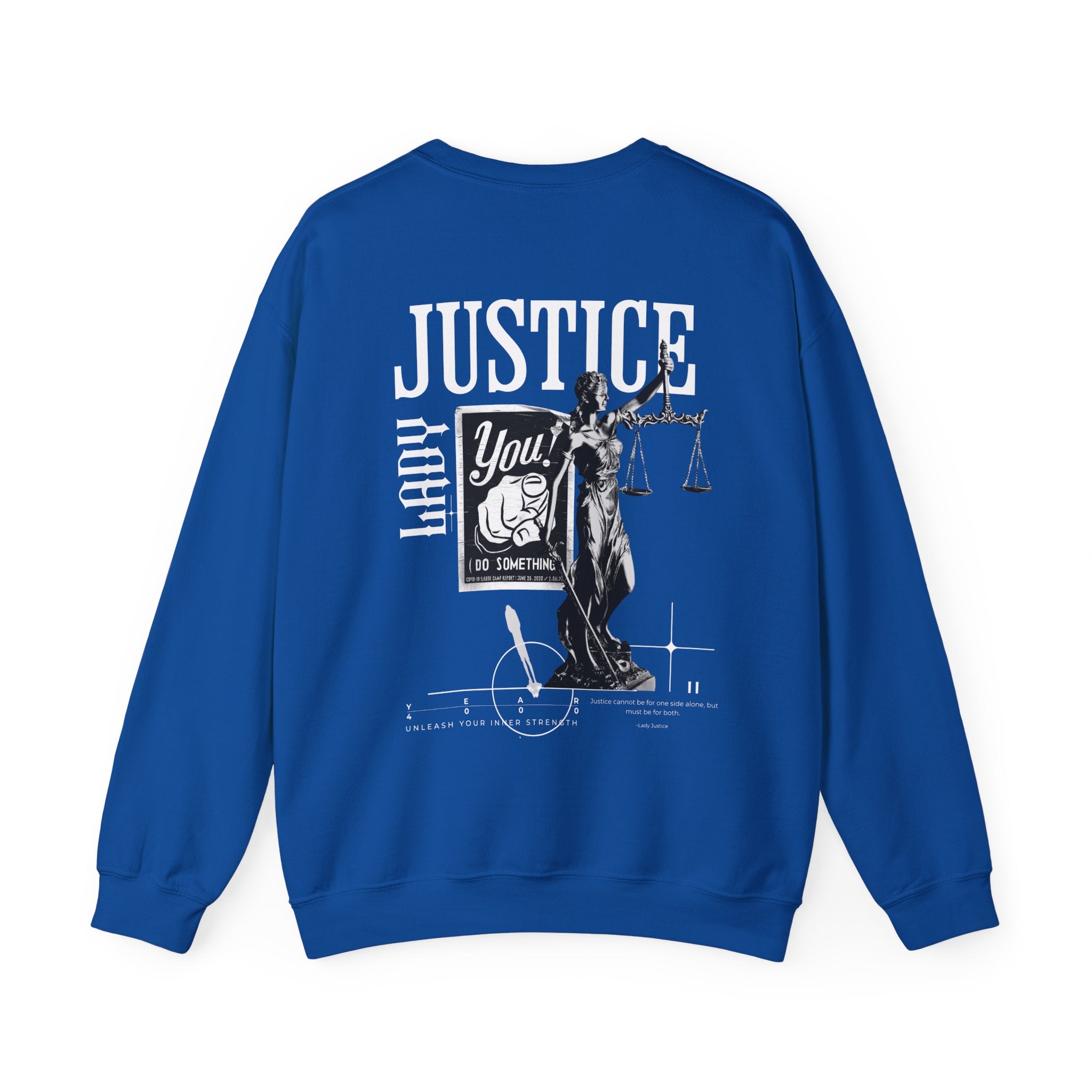 Lady Justice Collage Sweatshirt