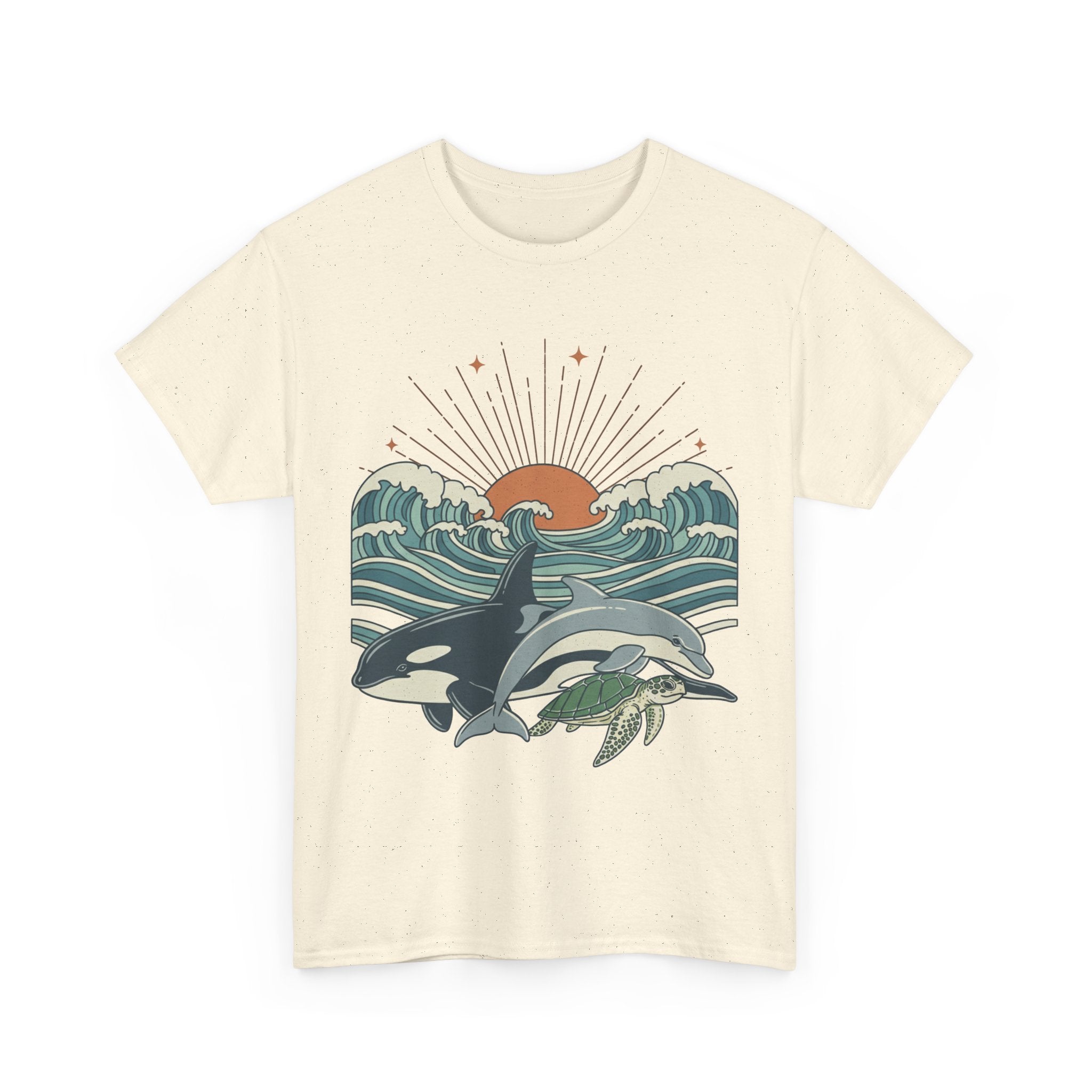Vintage Ocean Sunset T-Shirt
