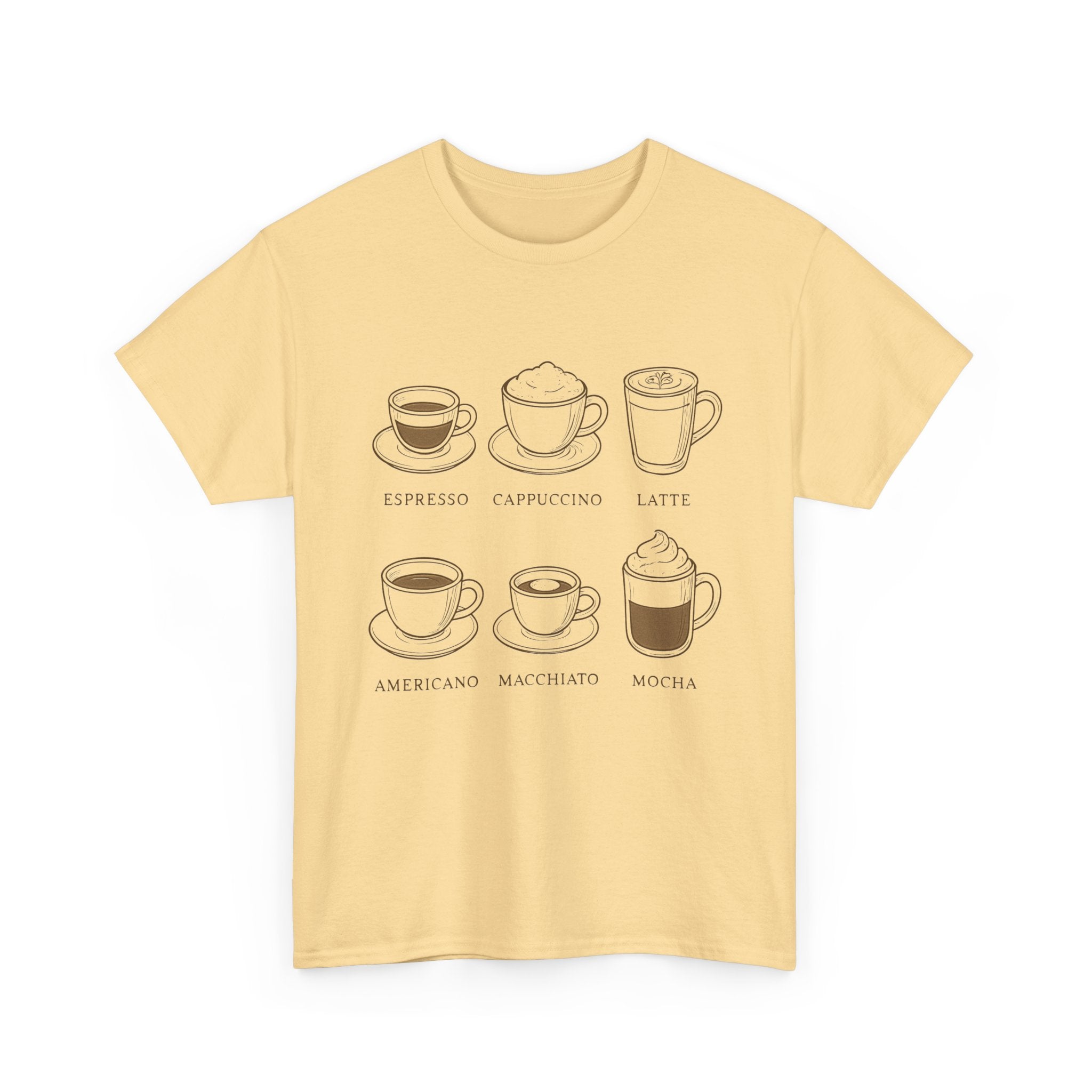 Coffee Types T-Shirt