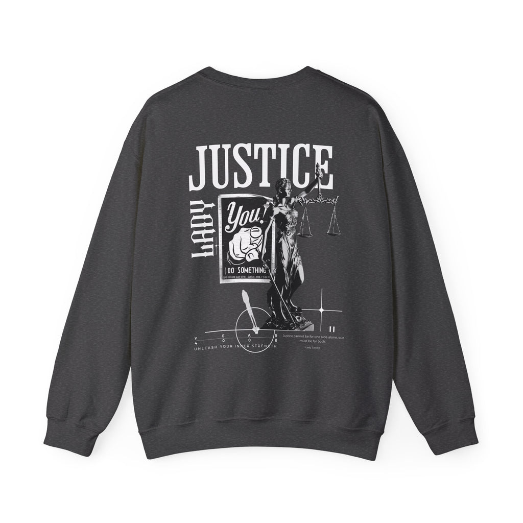 Lady Justice Collage Sweatshirt