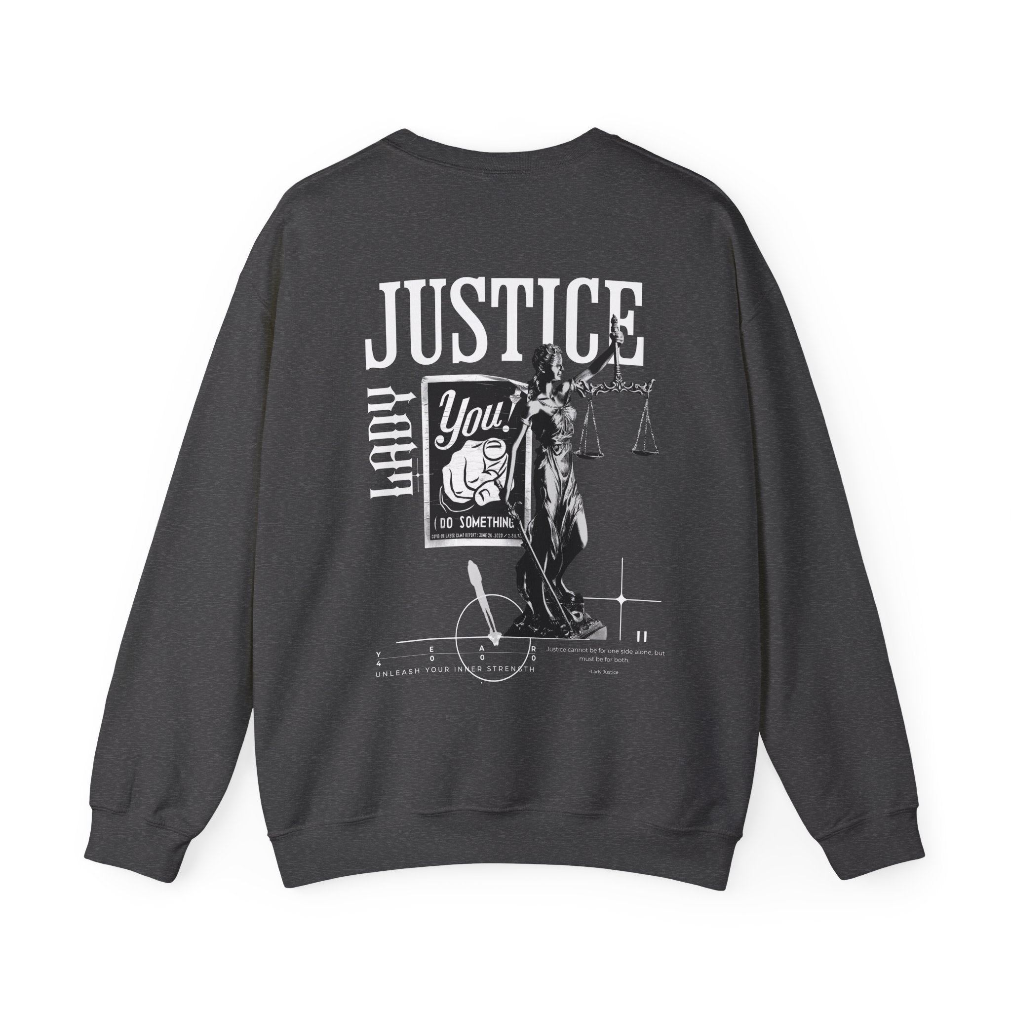 Lady Justice Collage Sweatshirt