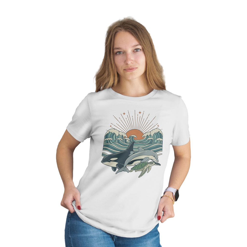 Vintage Ocean Sunset T-Shirt