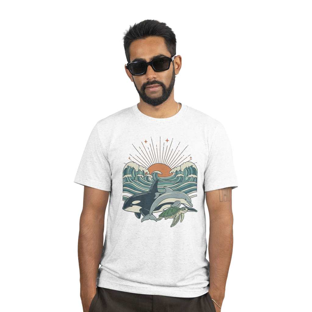 Vintage Ocean Sunset T-Shirt