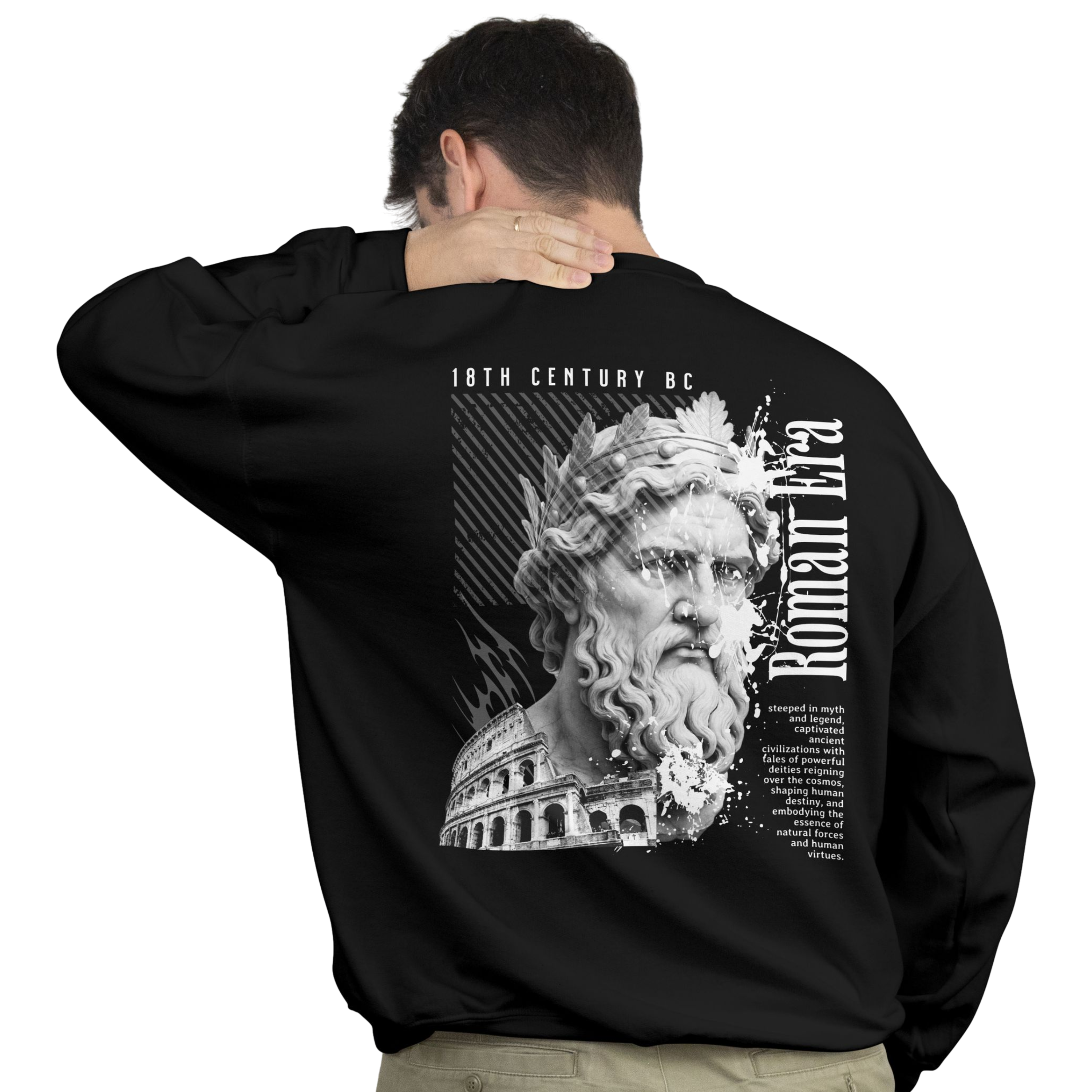 Roman Era Graphic Sweatshirt