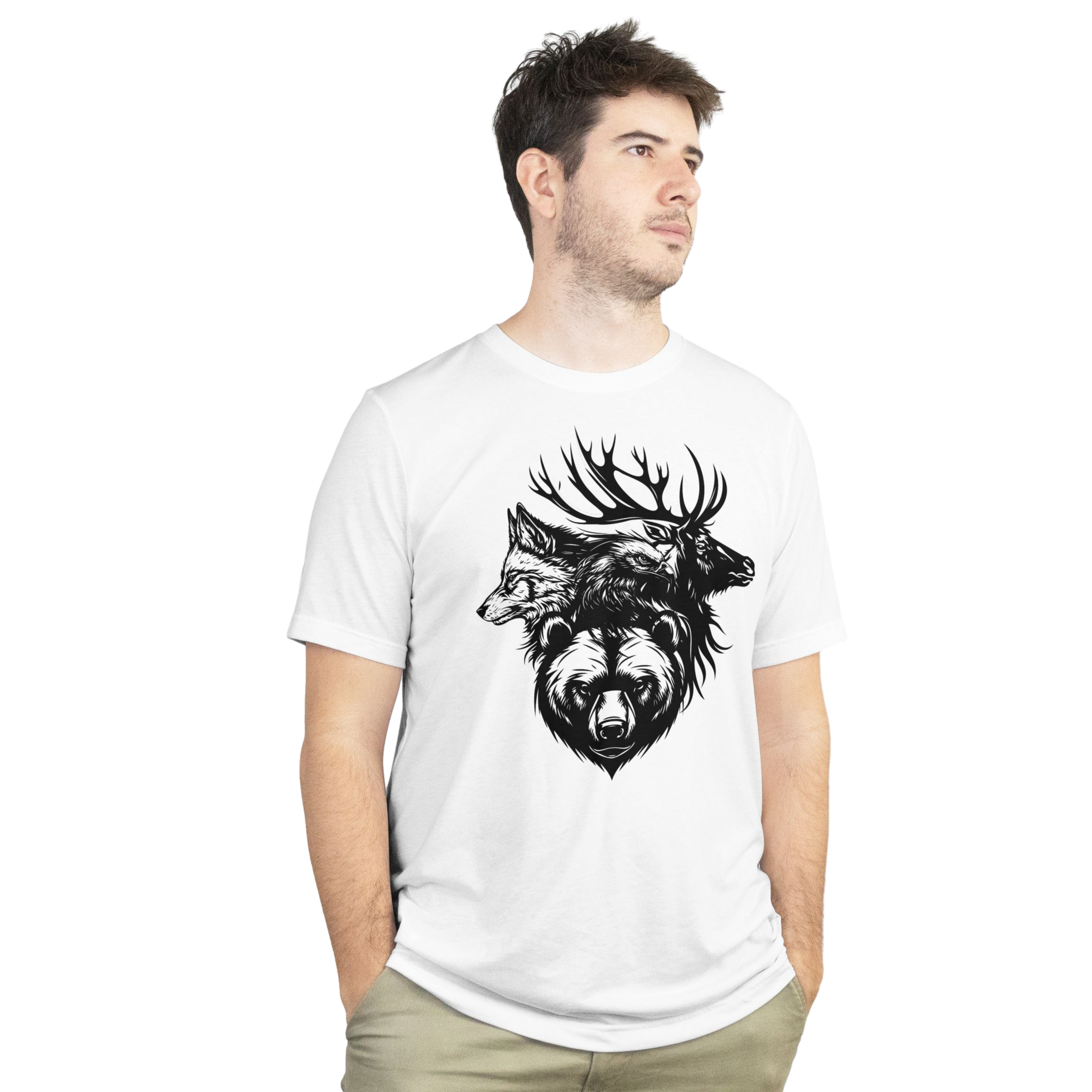 Wildlife Animal Graphic T-Shirt