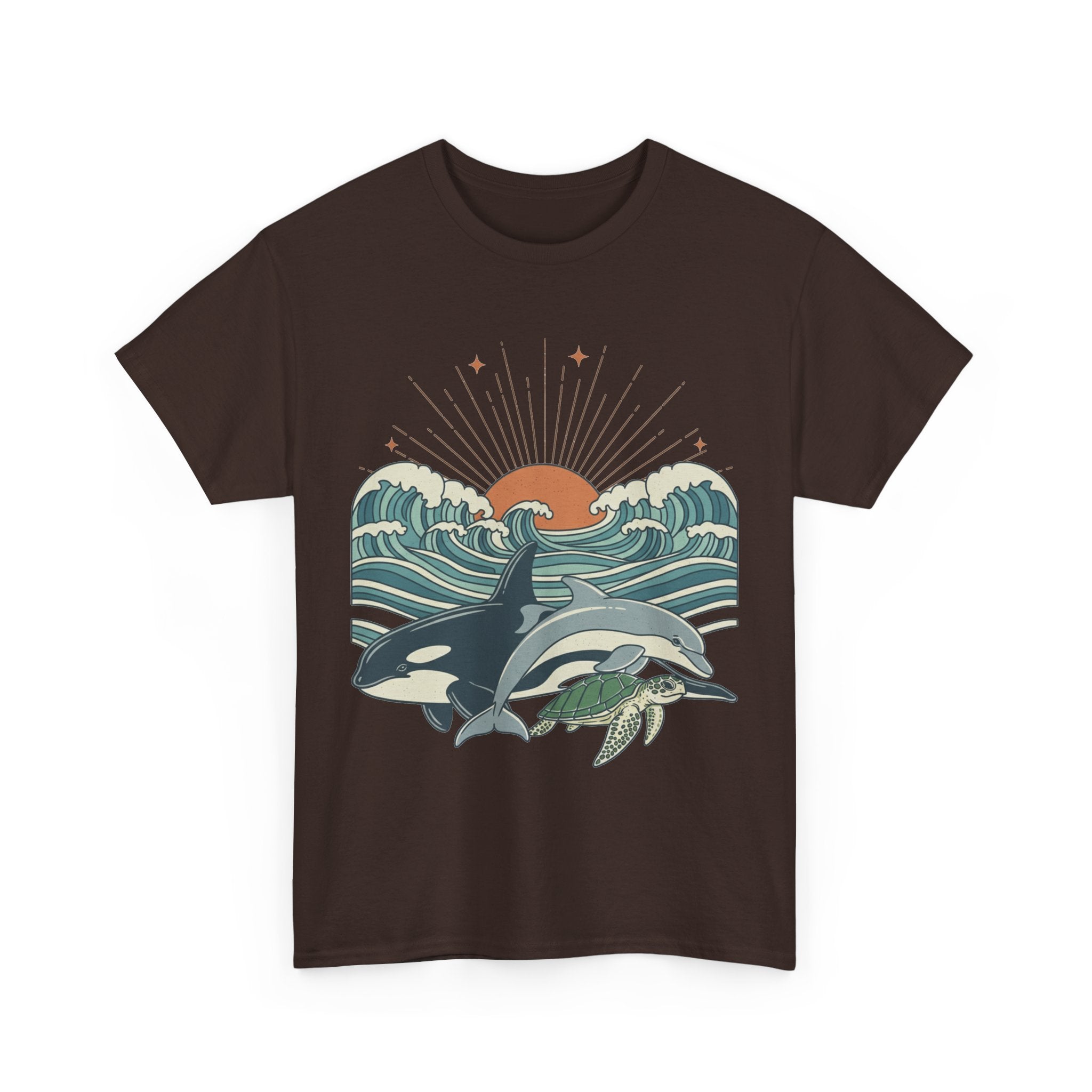 Vintage Ocean Sunset T-Shirt
