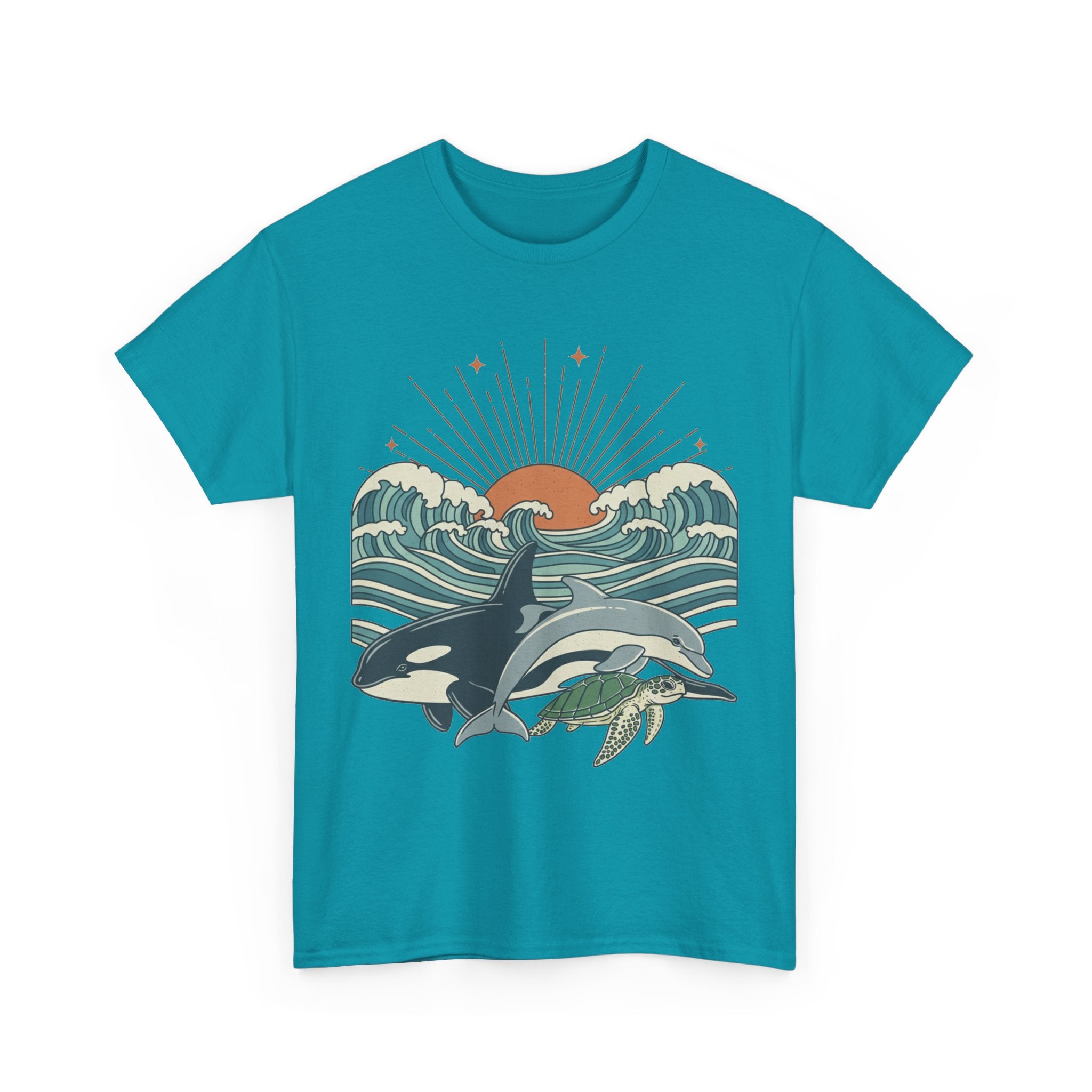 Vintage Ocean Sunset T-Shirt
