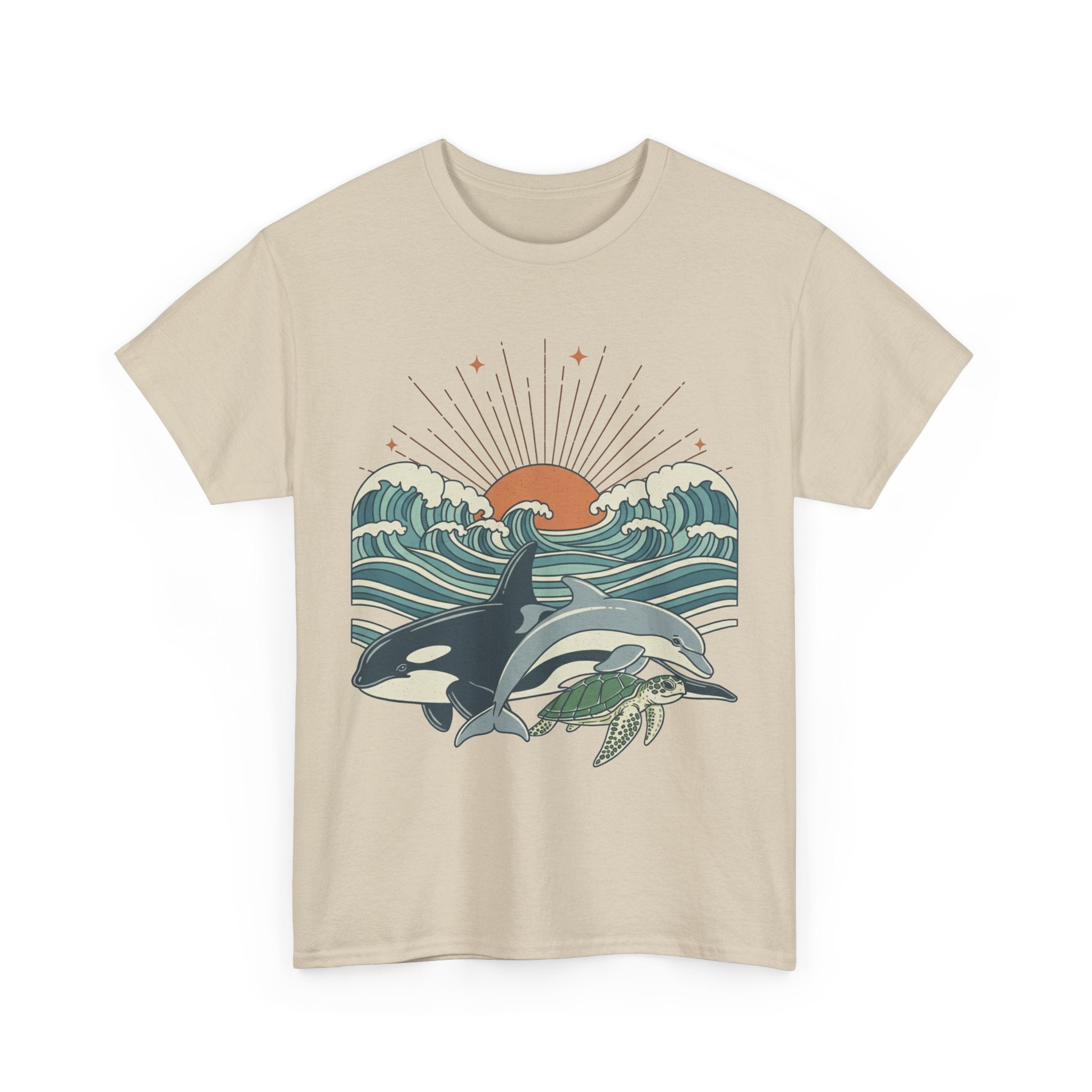 Vintage Ocean Sunset T-Shirt