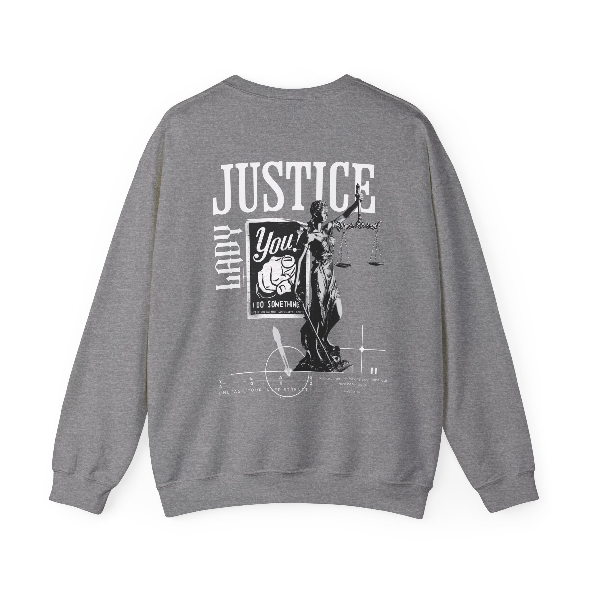 Lady Justice Collage Sweatshirt