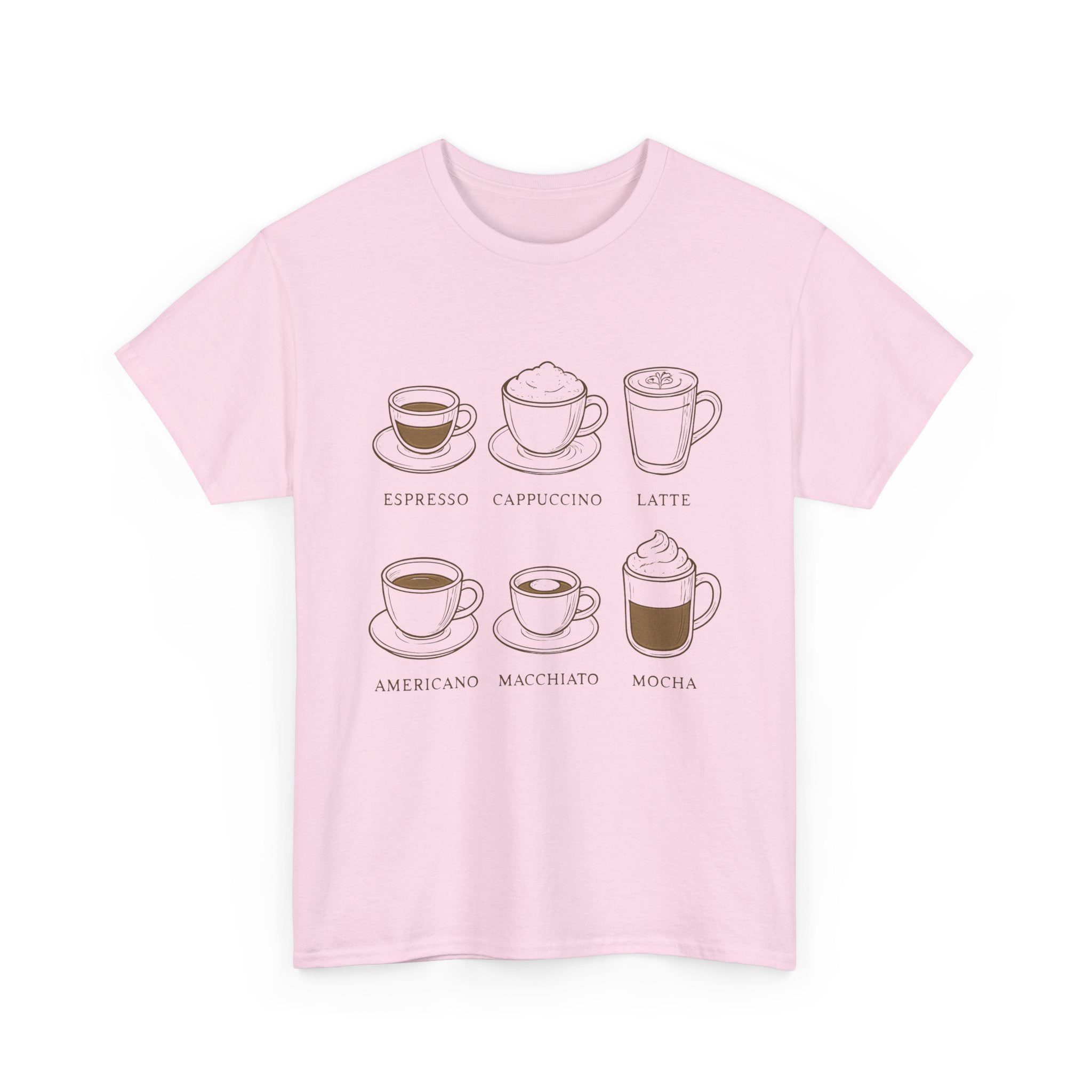 Coffee Types T-Shirt