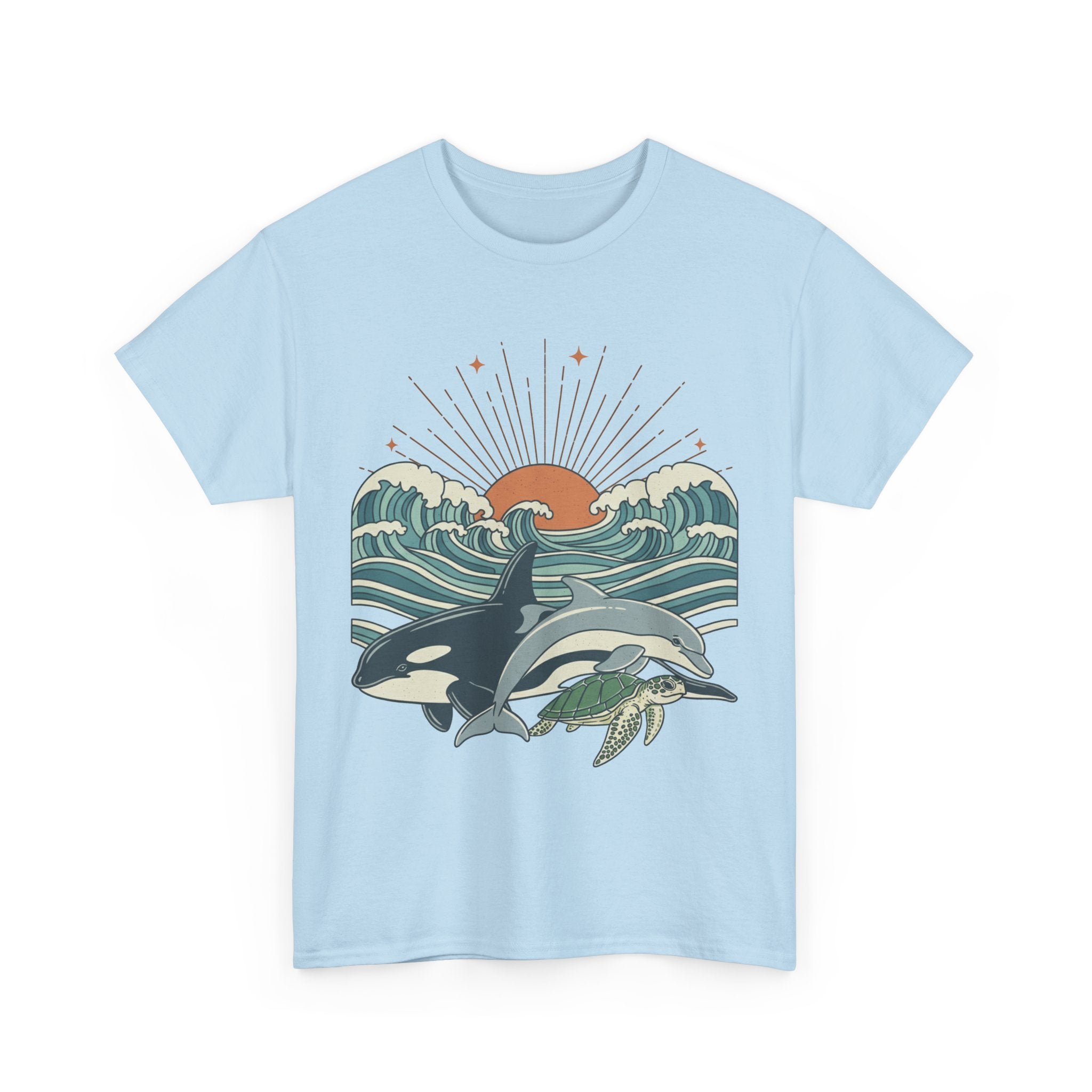 Vintage Ocean Sunset T-Shirt
