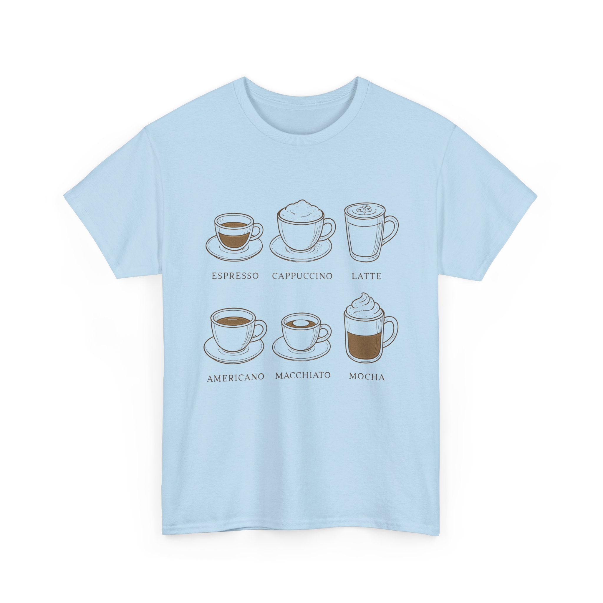 Coffee Types T-Shirt