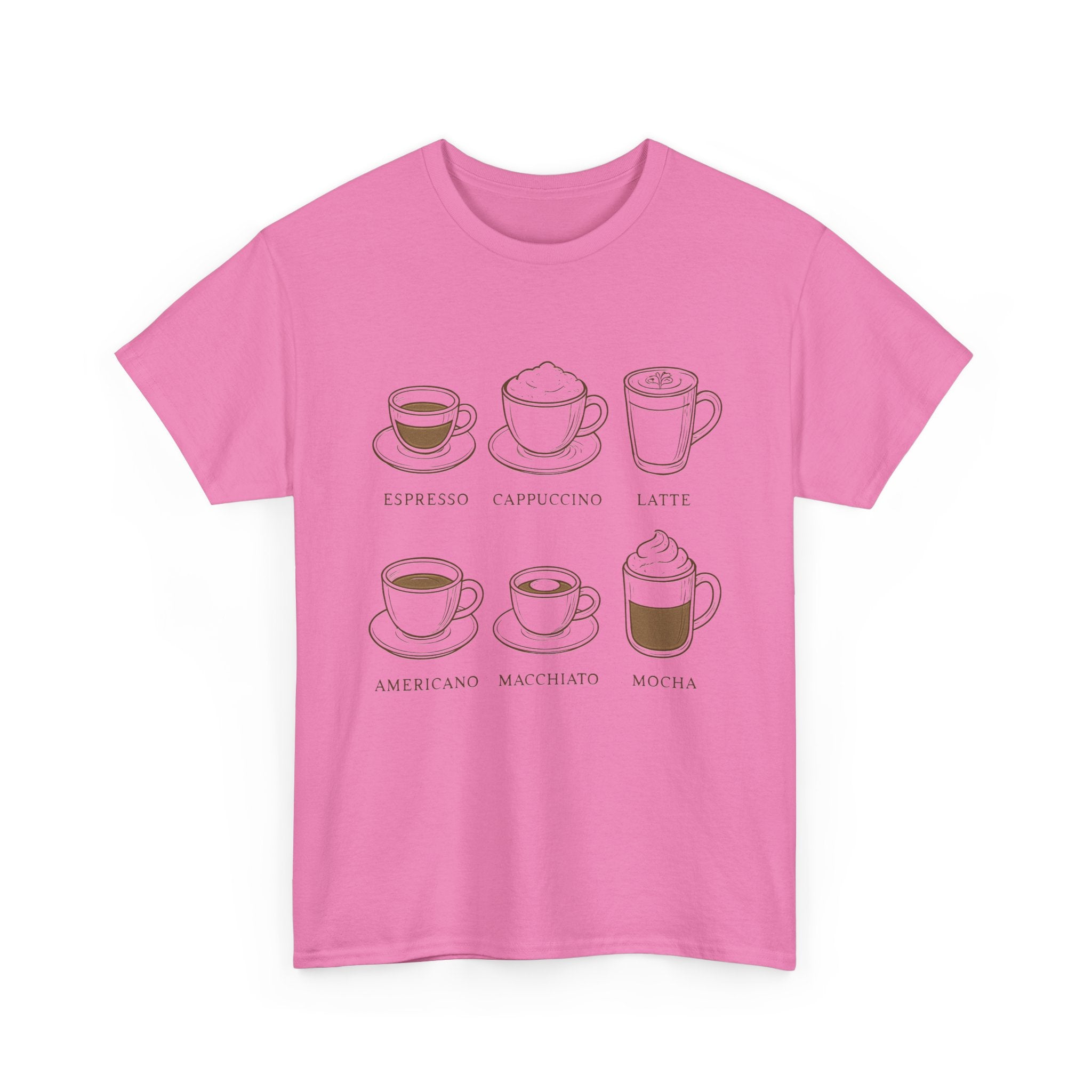 Coffee Types T-Shirt