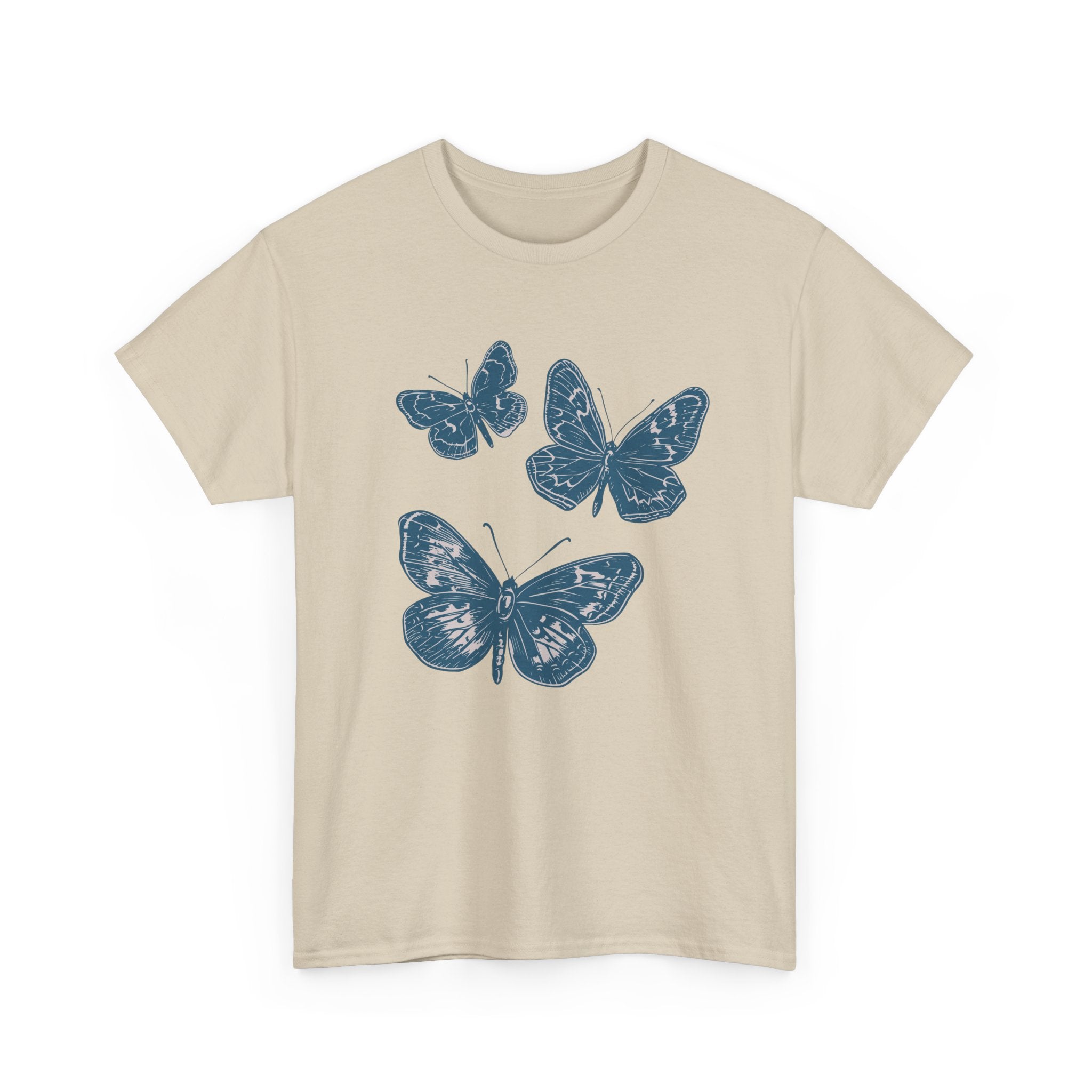 Freedom Blue Butterflies T-Shirt