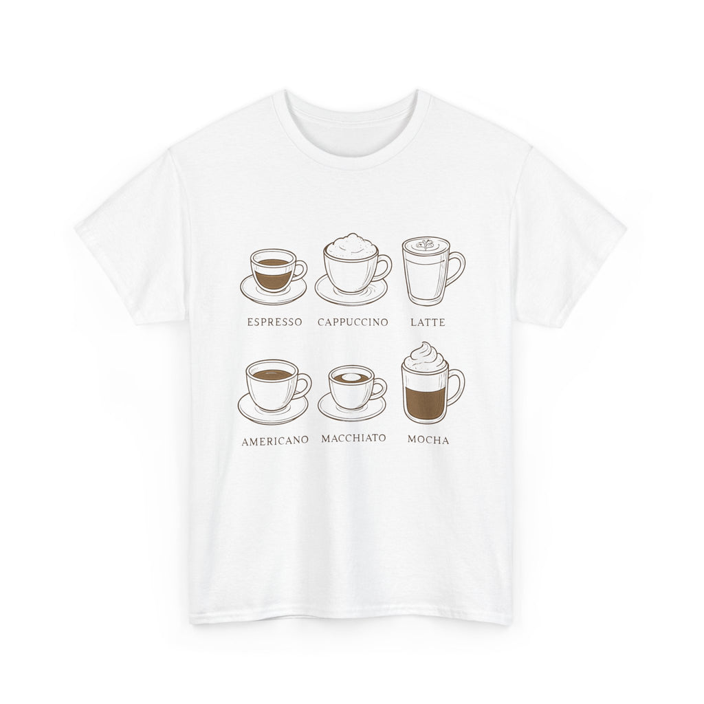 Coffee Types T-Shirt