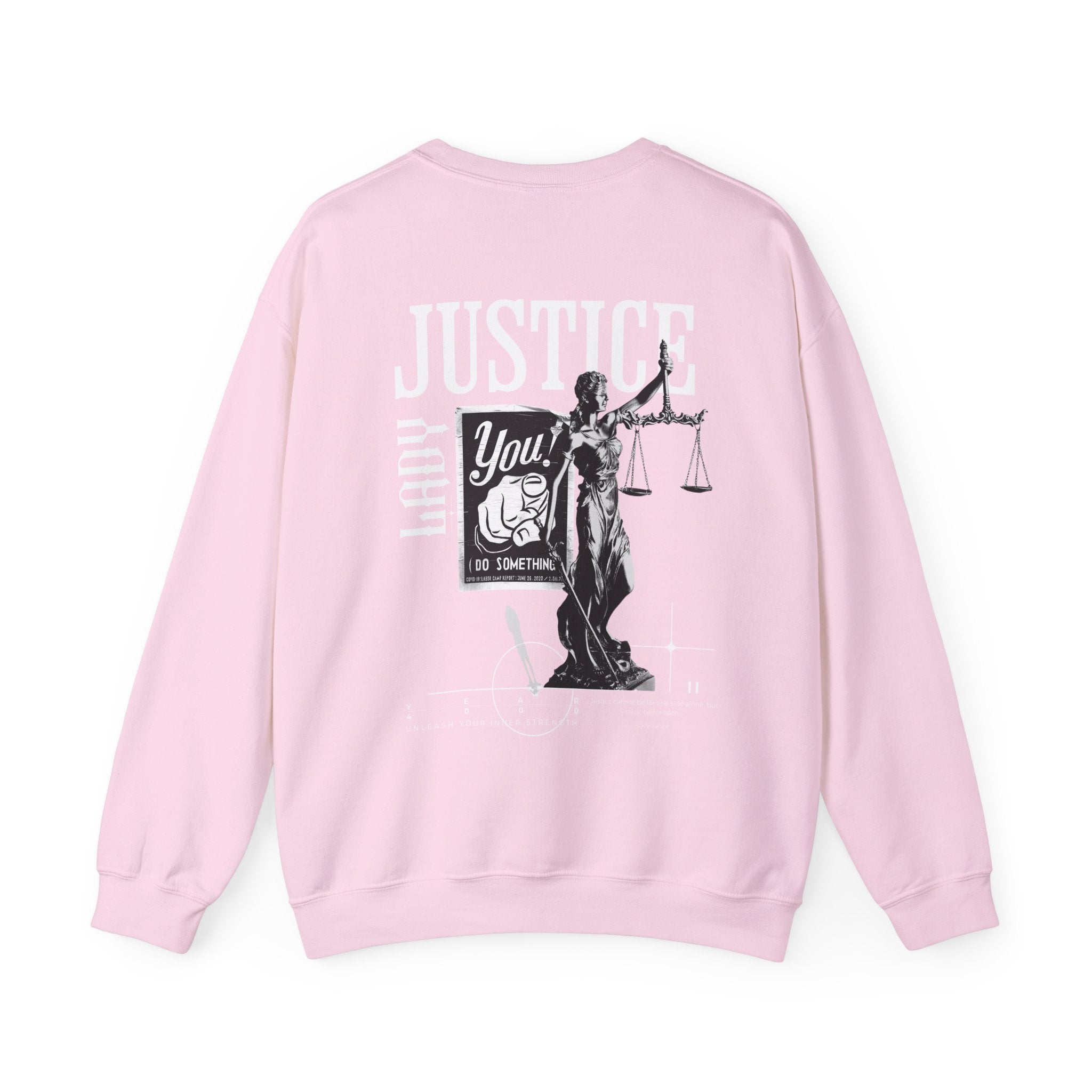 Lady Justice Collage Sweatshirt