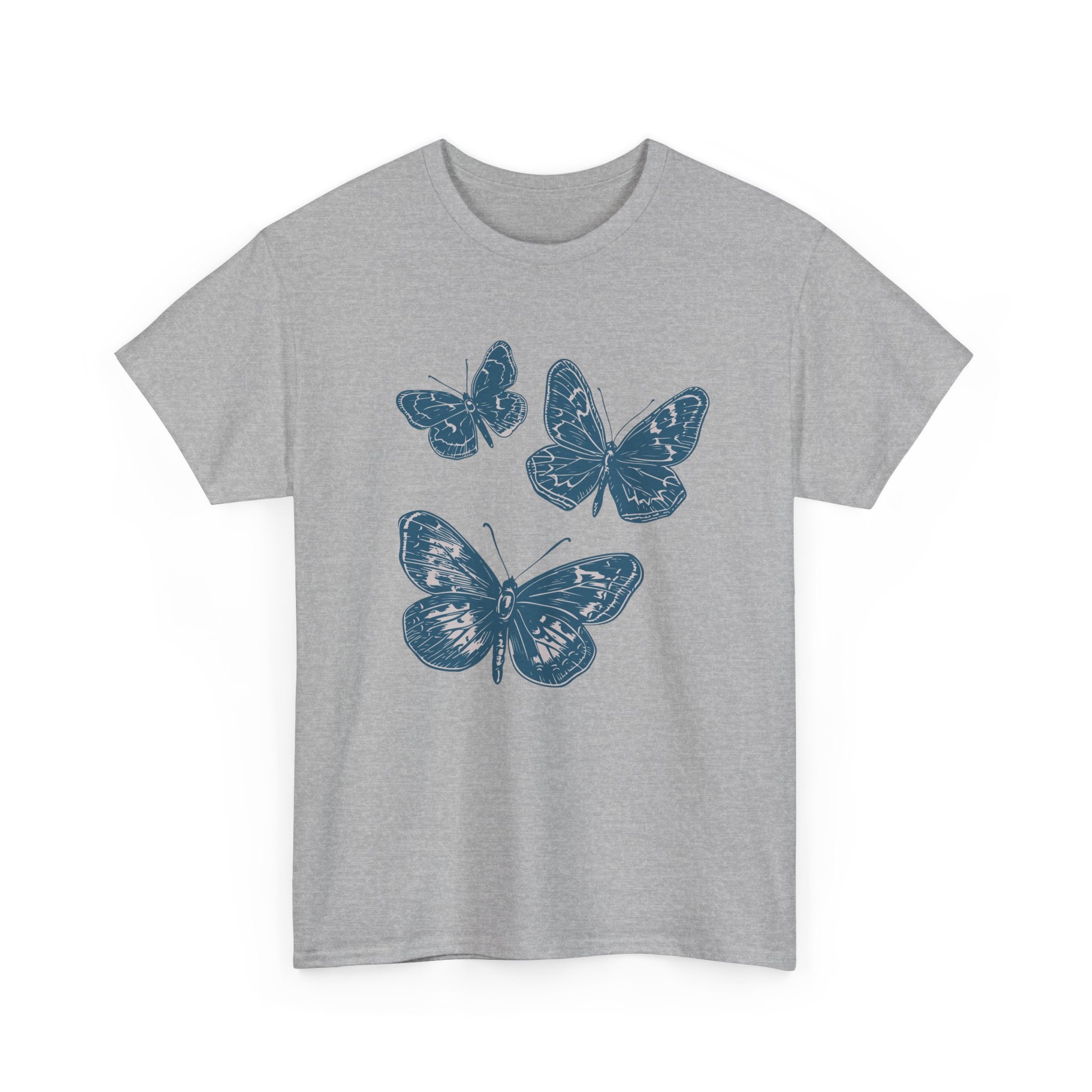 Freedom Blue Butterflies T-Shirt