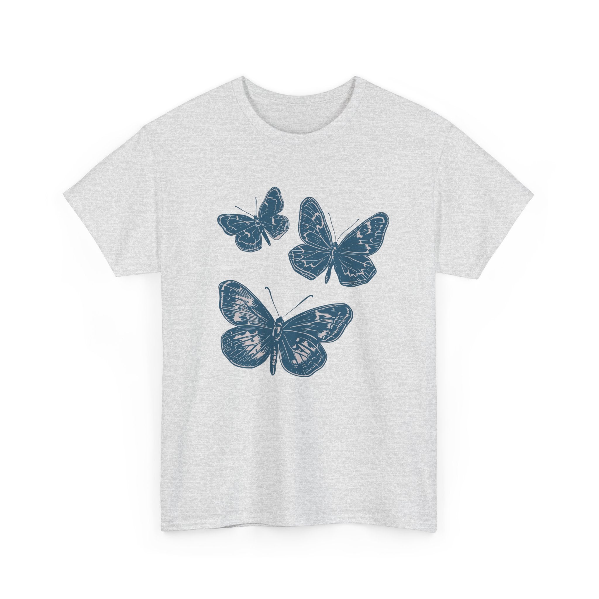 Freedom Blue Butterflies T-Shirt