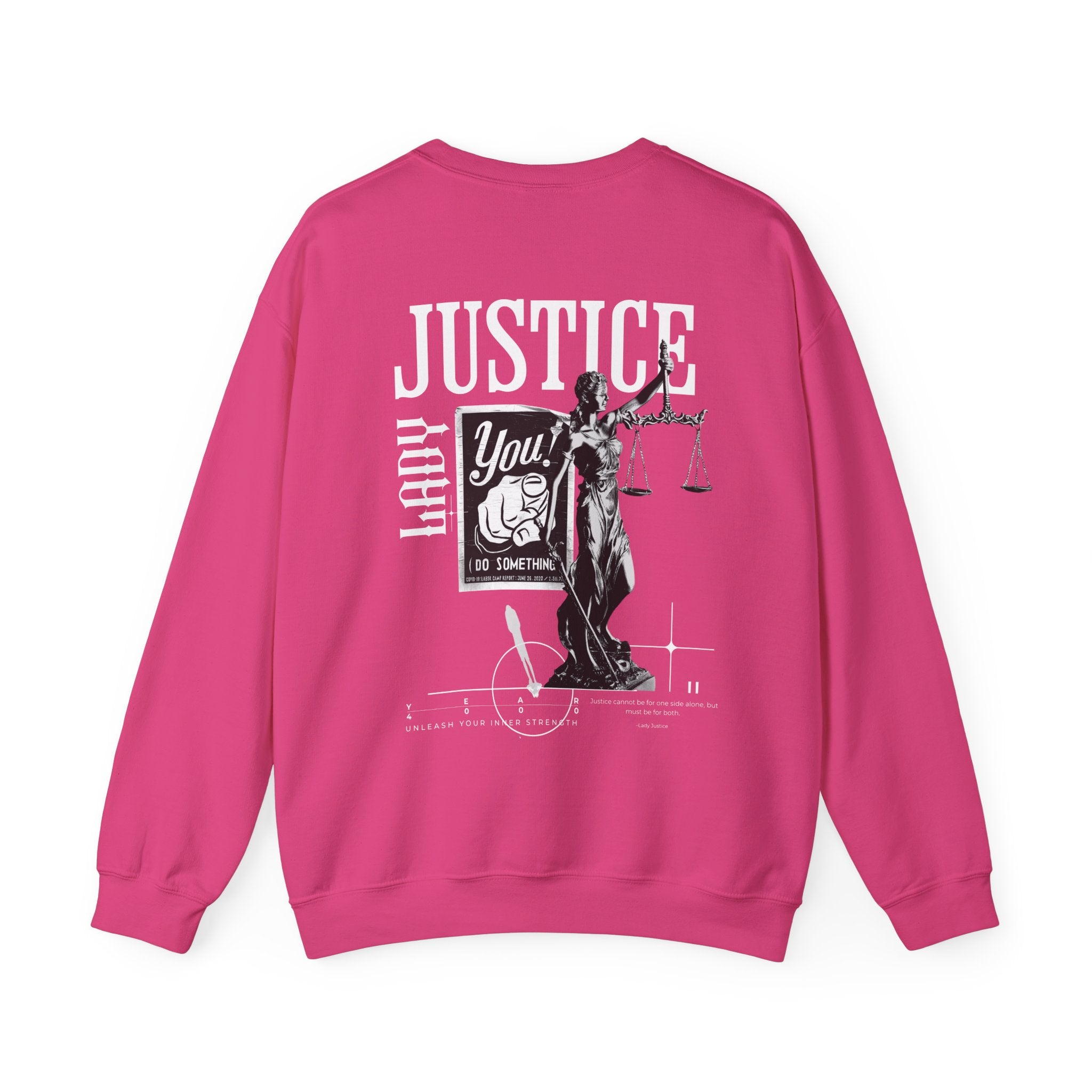 Lady Justice Collage Sweatshirt