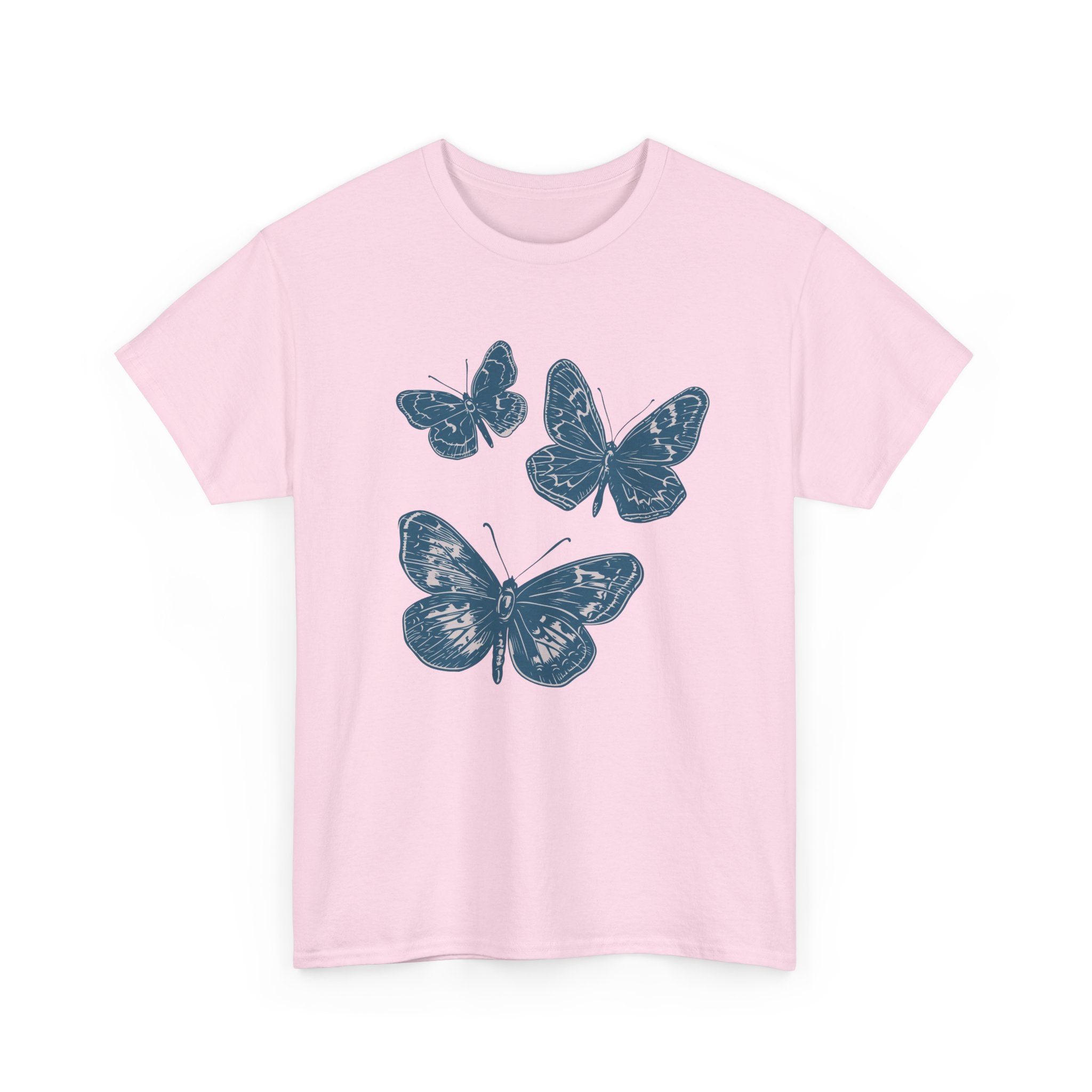 Freedom Blue Butterflies T-Shirt